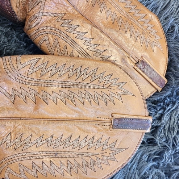 Vintage Dan Post Cowboy Boots Woman Size 9 - Picture 12 of 13